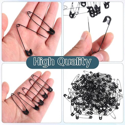200 PCS 2.2 Inch Large Safety Pins for Clothes, Extra Large Safetys Pin Heavy Duty Quilting Safetys Pins Pointed Edge Safety Pin for Sewing, Crafts, Clothing, Decor Clips in Kuwait