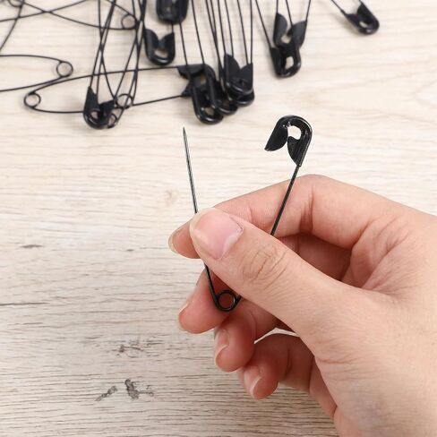 200 PCS 2.2 Inch Large Safety Pins for Clothes, Extra Large Safetys Pin Heavy Duty Quilting Safetys Pins Pointed Edge Safety Pin for Sewing, Crafts, Clothing, Decor Clips in Kuwait