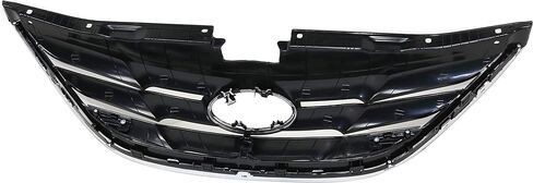 مجموعة الشبكة الأمامية Garage-Pro لسيارة Hyundai Sonata 2011-2013، غطاء ممتص الصدمات، سيدان، باستثناء الموديلات الهجينة، غطاء المصد الأمامي in Kuwait