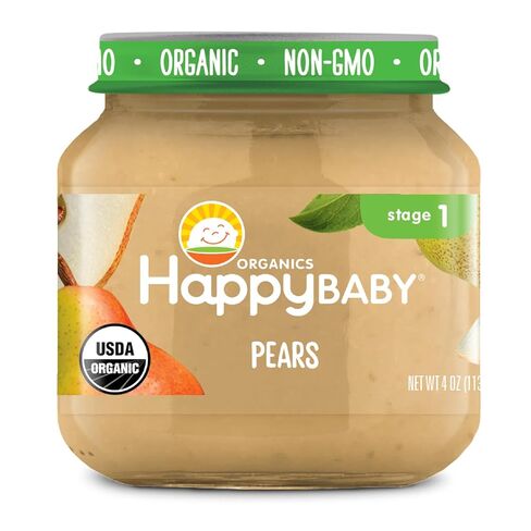HAPPY BABY Organic Stage 1 Pears, 4 OZ in Saudi Arabia
