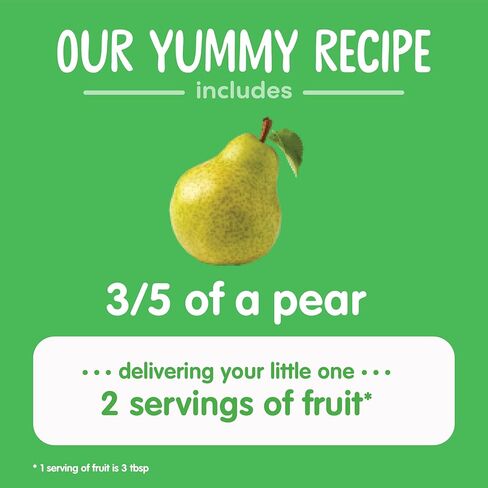 HAPPY BABY Organic Stage 1 Pears, 4 OZ in Saudi Arabia