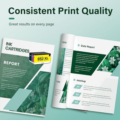 مجموعة خراطيش الحبر 952XL 952 8710 لطابعات HP خراطيش حبر 952 XL لطابعة HP OfficeJet Pro 8710 7740 8720 8715 8210 8725 8730 8702 8732M 8736 8743 (أسود سماوي أرجواني أصفر، 4PK) in Kuwait