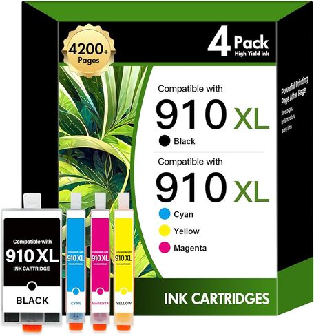 VICTONER 910XL 910 8020 Ink Cartridges Combo Pack Replacement for HP Printer 910 XL 910XL/910 Black and Color Multipack for OfficeJet Pro 8020 8015 8035 8025 8010 8018 8028 8022 8030 Printer in Saudi Arabia