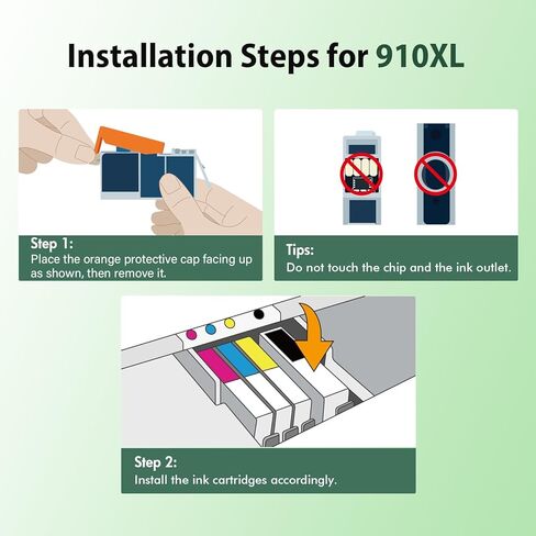 VICTONER 910XL 910 8020 Ink Cartridges Combo Pack Replacement for HP Printer 910 XL 910XL/910 Black and Color Multipack for OfficeJet Pro 8020 8015 8035 8025 8010 8018 8028 8022 8030 Printer in Saudi Arabia