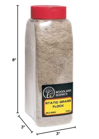 WOODLAND SCENICS FL631 Static Grass Flock Wild Honey 32 oz WOOU1305 in Kuwait
