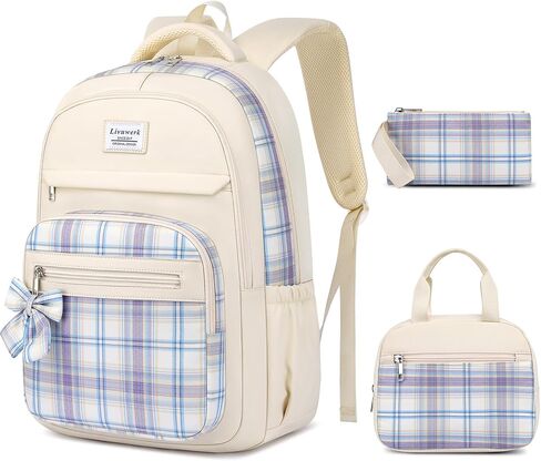 School Backpack for Teen Girls: Cute Bookbags Middle High School College Casual Back Pack 15.6 inch Laptop Backpacks Vintage Bags Women Travel Daypacks Mochilas Escolares Black in Saudi Arabia
