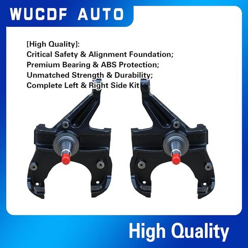 2.5" Drop Spindles Knuckle Front Suspension Lowering Kit For 1963-1967 Chevrolet C10 Panel Suburban For Chevy C10 W/Disc Brake 2WD 1963-1970 Replaces#M0117K35-1 M0117K35-2 in Saudi Arabia
