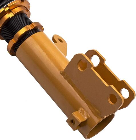 maxpeedingrods Coilover لـ Mitsubishi Eclipse 2006-2012، لـ Mitsubishi Galant 2004-2012، طقم تعليق كويلوفيرز قابل للتعديل بـ 24 مستوى، طقم خفض الارتفاع قابل للتعديل باللون الذهبي in Kuwait