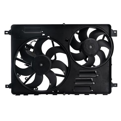 Engine Radiator Cooling Fan Assembly Compatible with Volvo XC60 2010–2016, XC70 2008–2015, V70 2008–2010, V60 2015–2016, S80 2008–2015 Replaces LR045248, LR024292, LR094390, LR100364 in Saudi Arabia