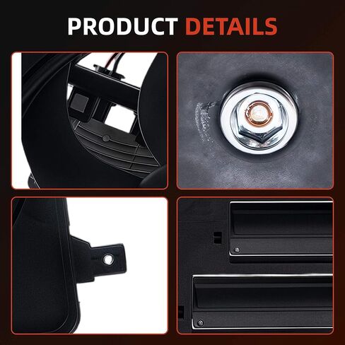 Engine Radiator Cooling Fan Assembly Compatible with Volvo XC60 2010–2016, XC70 2008–2015, V70 2008–2010, V60 2015–2016, S80 2008–2015 Replaces LR045248, LR024292, LR094390, LR100364 in Saudi Arabia