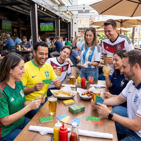 World Cup Soccer Trivia Game | 160 Soccer Trivia Questions | All Ages | Mobile Scorekeeper | Soccer Gifts for Boys & Men | World Cup 2026 Soccer Cards | Cool Trivia Game for Adults, Family, Teen, Kids in Kuwait
