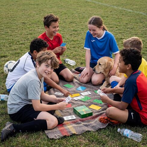 World Cup Soccer Trivia Game | 160 Soccer Trivia Questions | All Ages | Mobile Scorekeeper | Soccer Gifts for Boys & Men | World Cup 2026 Soccer Cards | Cool Trivia Game for Adults, Family, Teen, Kids in Kuwait