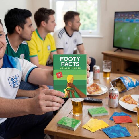 World Cup Soccer Trivia Game | 160 Soccer Trivia Questions | All Ages | Mobile Scorekeeper | Soccer Gifts for Boys & Men | World Cup 2026 Soccer Cards | Cool Trivia Game for Adults, Family, Teen, Kids in Kuwait