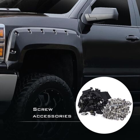 G-PLUS Fender Flares Screw/Bolt Hardware Kit Compatible with Chevy Universal Pocket/Rivet Style in Kuwait