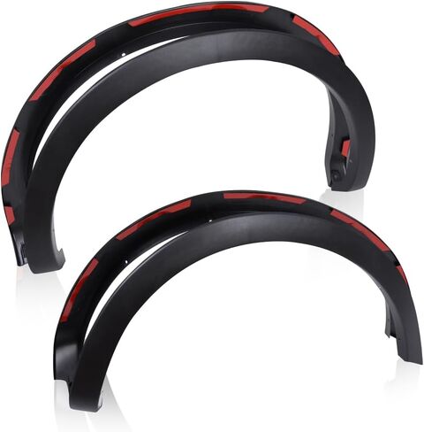 PIT66 Fender Flare متوافق مع Ford F150 2004 2005 2006 2007 2008 (غير مناسب للتراث) قالب قوس العجلة نمط المصنع أسود 4 قطع in Kuwait
