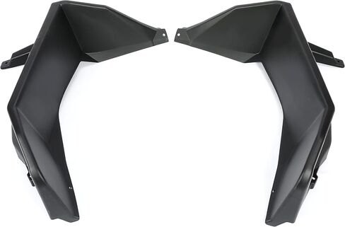 KUAFU Fender Flare متوافق مع 2014+ Polaris RZR XP Turbo S 4 Turbo S UTV Fender Extensions Mudguard Kit مجموعة كاملة 4 قطع أمامية وخلفية باللون الأسود in Kuwait