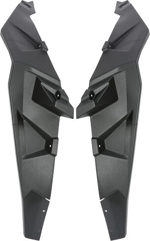 KUAFU Fender Flare متوافق مع 2014+ Polaris RZR XP Turbo S 4 Turbo S UTV Fender Extensions Mudguard Kit مجموعة كاملة 4 قطع أمامية وخلفية باللون الأسود in Kuwait
