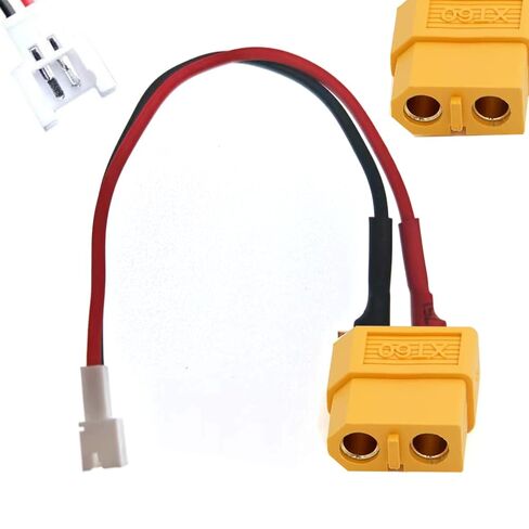4 Female XT60 to JST-PH2.0 Male Adapter Conversion Cables 22awg 10cm, Suitable for Micro Whoop, 1/18 1/24 RC Cars, RC Ships, RC Aircraft, RC Aircraft, and RC ESC in Saudi Arabia