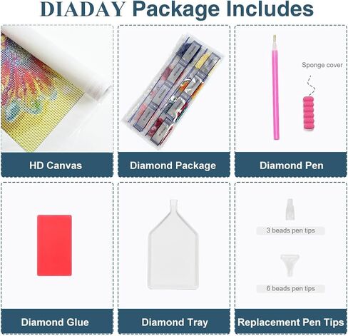 DIADAY السلاحف البحرية الماس اللوحة عدة، مجموعات الفن الماس للبالغين، 5D كامل جولة الحفر السلاحف الماس اللوحة الفنية، DIY جوهرة الحرفية الفنون ديكور جدار المنزل هدية 12 × 12 بوصة in Kuwait