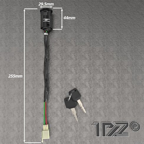 1PZ FVA-S4A 4 دبوس و4 سلك مفتاح إشعال مناسب لـ 50cc 70cc 90cc 110cc 125cc 150cc 200cc 250cc Taotao Buyang Coolster Kazuma Sunl Chinese ATV Apollo Dirt & Quad Bike Go-Kart دراجة نارية in Kuwait