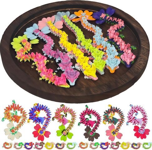 Random 10 PCS 3D Printed Dragon, 8.6" 3D Printed Flexible Articulated Dragon, 3D Printed Animals, Easter Basket Stuffers Essentials Fidegt Toys for Autism/ADHD, Home Office Decor in Saudi Arabia