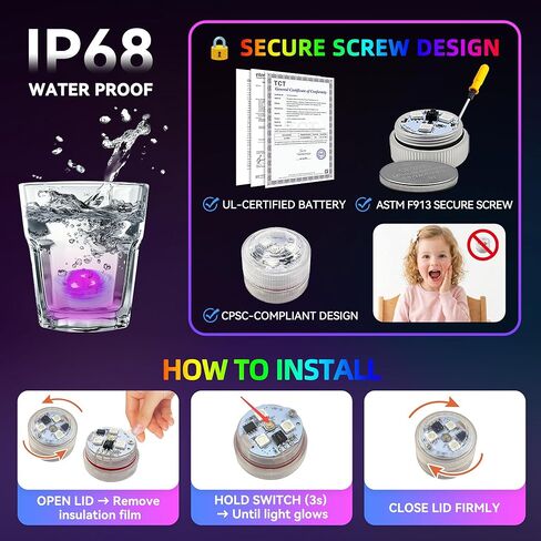 بقعة الفرح! كرات الشاطئ المضيئة بإضاءة LED (4 عبوات) مع جهاز تحكم عن بعد - ألعاب حمام السباحة المتوهجة في الظلام مقاس 40.64 سم، و16 مصباحًا متغير اللون و4 أوضاع فلاش، ومستلزمات الحفلات القابلة للنفخ للفناء الخلفي والشاطئ والألعاب الليلية والديكور in Kuwait