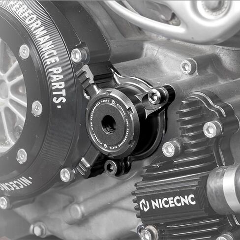 غطاء فلتر زيت شفاف من NICECNC متوافق مع Yamaha YFZ450R 2009-2015 2016 2017 2018 2019 2020 2021 2022 2023 2025، YFZ450X 2010-2011، انظر التركيبات باللون الأسود in Kuwait