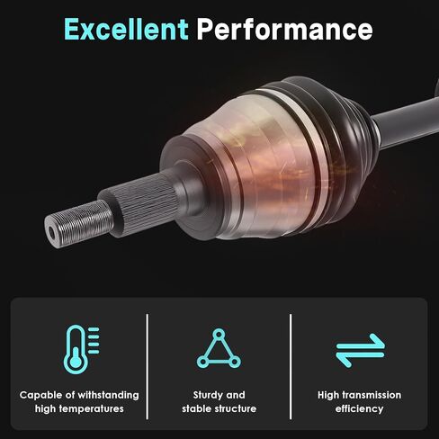 2 PCS Front CV Axle Shaft Assembly FWD Compatible with Silverado 1500 1999 2000 2001 2002 2003 2004 2005 2006 Classic 2007 Left Right Driver Passenger Side NCV10142 in Saudi Arabia