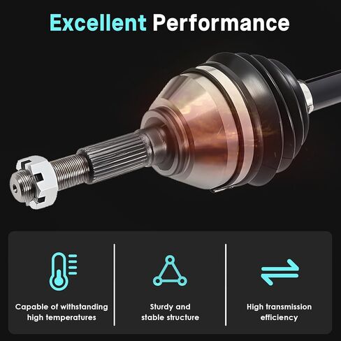 2 PCS Front CV Axle Shaft Assembly FWD Compatible with Blazer Jimmy S10 Sonoma 1997 1998 1999 2000 2001 2002 2003 2004 2005 Left Right Driver Passenger Side NCV10204 NCV10205 in Saudi Arabia