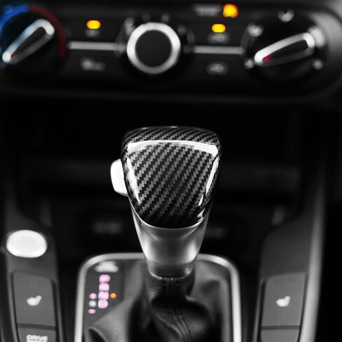 Shift Gear Cover Compatible with Kia Soul 2020-2025 – ABS Auto Gear Stick Protector Accessories (Carbon Fiber Pattern) in Saudi Arabia