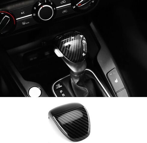 Shift Gear Cover Compatible with Kia Soul 2020-2025 – ABS Auto Gear Stick Protector Accessories (Carbon Fiber Pattern) in Kuwait