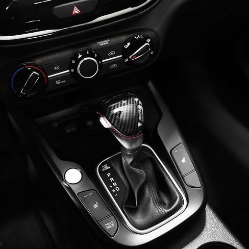 Shift Gear Cover Compatible with Kia Soul 2020-2025 – ABS Auto Gear Stick Protector Accessories (Carbon Fiber Pattern) in Kuwait