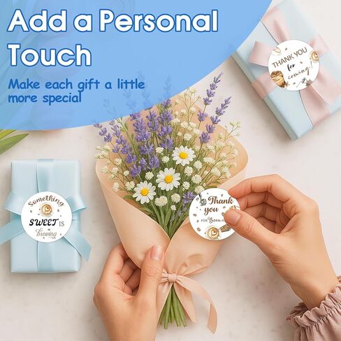 80Pcs Something Sweet is Brewing Stickers Thanks for Bean Here Sticker for Coffee Theme Baby Shower Decoration A Baby is Brewing Party Decors Favors Candy Gifts Envelopes Packaging Seals in Saudi Arabia