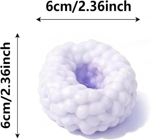4Pcs Crunchy Squishy Noisy Stress Balls Ice Skin Fidget Sensory, Sand Squishys, Portable Desktop Relief Stress Balls for Adults Party Carnival Rewards Birthday (Mix) in Kuwait