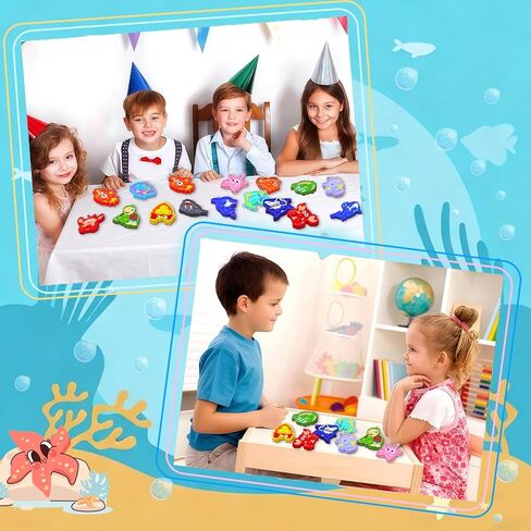 32 Packs Valentine's Day Gifts for Kids Sensory Pop Fidgets Toys Mini Farm Animal Keychains Bulk Party Favors for Toddlers Girls Boys School Classroom Prizes Exchange Birthday Goodie Bag Stuffers in Saudi Arabia