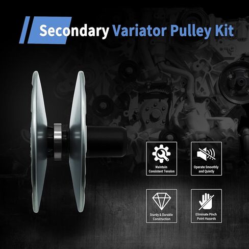 Transmission Secondary Variator Pulley Kit Compatible with John Deere GT79244 MIA12482 Series Lawn Tractors RT400 D105 E100 X105 X106 100 in Kuwait