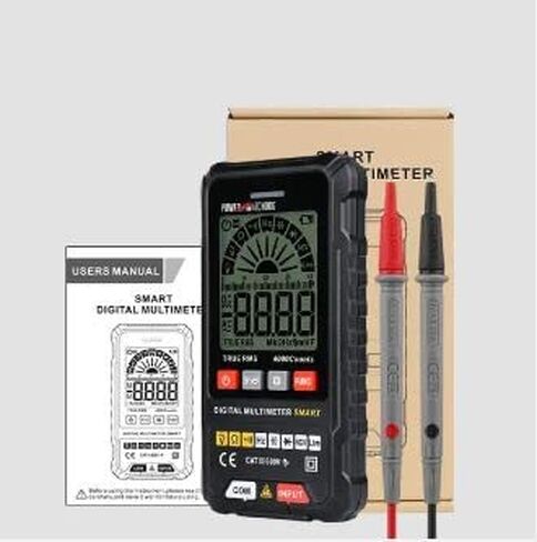 Power Watchdog SmartMeter - مقياس رقمي تلقائي متعدد مع كاشف الجهد الكهربي غير المتصل، جهاز اختبار جهد التيار المتردد/التيار المستمر للسلامة الكهربائية للمركبات الترفيهية وتشخيص الطاقة in Kuwait