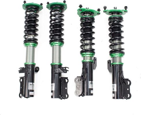 Rev9 R9-HS2-052_2 Hyper-Street II Coilover Suspension Lowering Kit, Mono-Tube Shock w/ 32 Click Rebound Setting, Full Length Adjustable, compatible with Toyota Avalon (GSX30) 2005-12 in Saudi Arabia