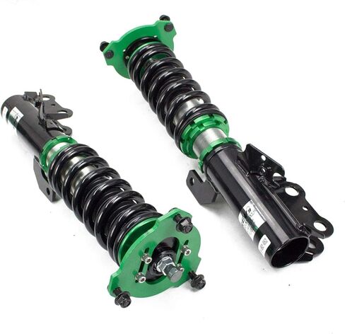 Rev9 R9-HS2-052_2 Hyper-Street II Coilover Suspension Lowering Kit, Mono-Tube Shock w/ 32 Click Rebound Setting, Full Length Adjustable, compatible with Toyota Avalon (GSX30) 2005-12 in Saudi Arabia