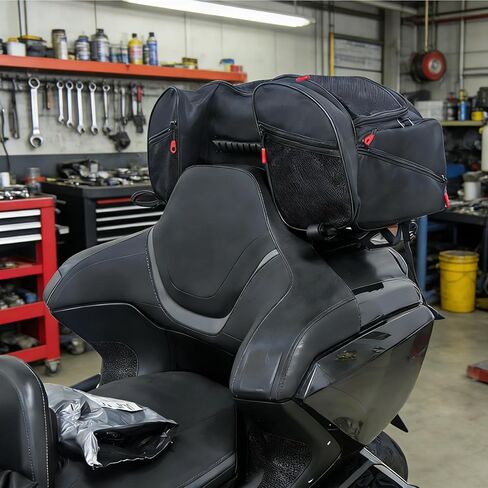 GL1800 Luggage Rack Bag Motorcycle Weather Resistant Travel Bag Compatible with Honda Goldwing GL1800 GL1500 Trunk Luggage Rack Bag Gold Wing GL1800 GL 1500 Tour Trunk Tail Luggage Top Bag for GL1800 in Saudi Arabia