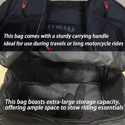 GL1800 Luggage Rack Bag Motorcycle Weather Resistant Travel Bag Compatible with Honda Goldwing GL1800 GL1500 Trunk Luggage Rack Bag Gold Wing GL1800 GL 1500 Tour Trunk Tail Luggage Top Bag for GL1800 in Saudi Arabia