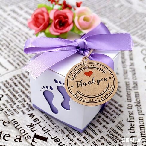 Personalized Gift Tag, Custom Favor Label, Kraft Wrapping Decoration, Wedding Supplies Birthday Party Craft, Thick Paper Hang Card with String in Saudi Arabia