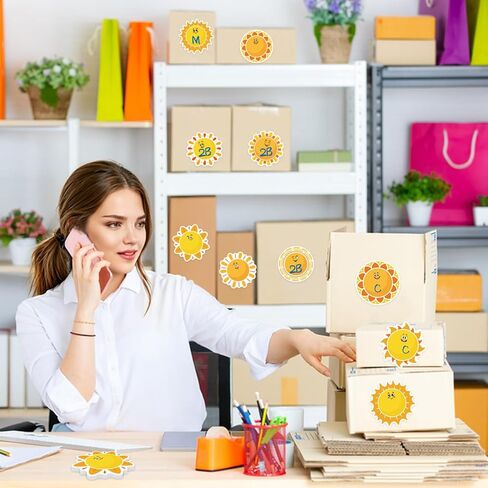 24 Packs Summer Sun Sticky Notes, 600 Sheets Self-Adhesive Smile Sunshine Notepads Sun Writing Memo Pads for Summer Gifts Party Favor Student Reward Home School Office Supplies in Saudi Arabia