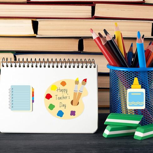 Ceiba Tree Teacher Sticky Notes Set Self-Stick Memo Pads Page Markers End of Year Thank You Teacher Gifts for Appreciation Week Staff Coworkers in Saudi Arabia