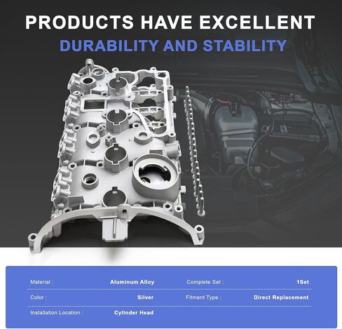 06H103063L 06H103475H Cylinder Head Valve Cover with Bolt Compatible with 2.0T Audi A4 Avant A5 A6 A8 Q3 Q5 TT Quattro VW Beetle Scirocco Transporter Seat in Saudi Arabia