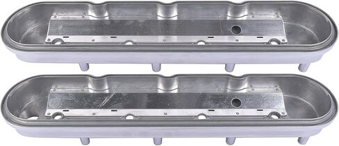 أغطية صمامات طويلة من الألومنيوم المصبوب وحوامل لفائف بديلة لمحركات GM LS LS1 LS2 LS3 LS6 LS7 5.3 6.0L مصقولة in Kuwait
