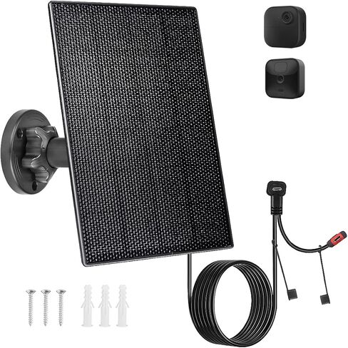 Solar Panel Charger for Blink Camera,3W Solar Kit Build-in 2600mAh Rechargeable Battery, IP66 Waterproof in Saudi Arabia
