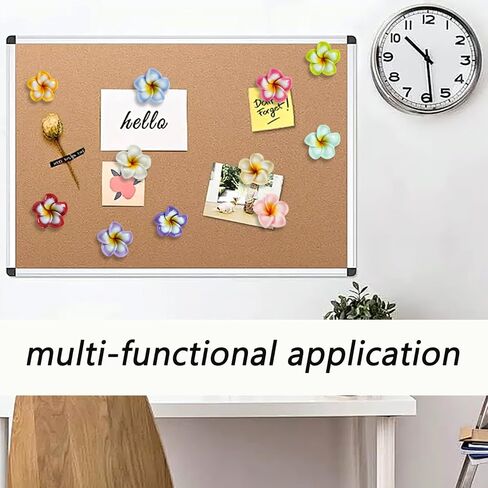 60 PCS Flower Push Pin Colorful Flower Thumbtack for Cork Board Bulletin Board Photo Wall Home Office School Supplies in Saudi Arabia