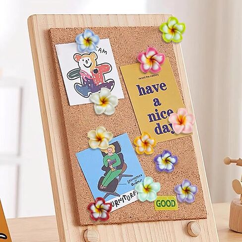 60 PCS Flower Push Pin Colorful Flower Thumbtack for Cork Board Bulletin Board Photo Wall Home Office School Supplies in Saudi Arabia