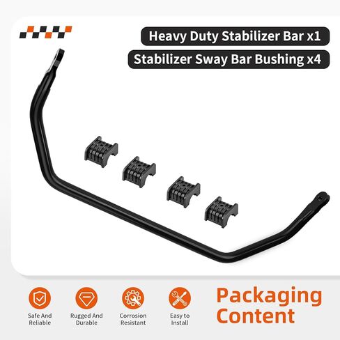 قضيب تثبيت عالي التحمل + جلبة شريط Sway لـ Polaris General RZR Turbo XP 900 1000 2015-2025 5338117 in Kuwait